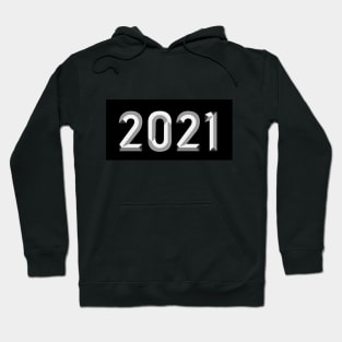 2021 black design new year 2021 Hoodie